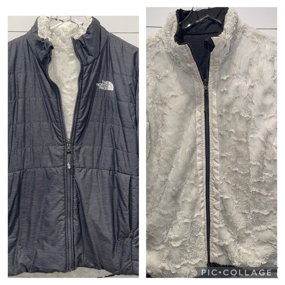 The North Face Reversible Mossbud Swirl Girls Jacket Size XL - Picture 1 of 11